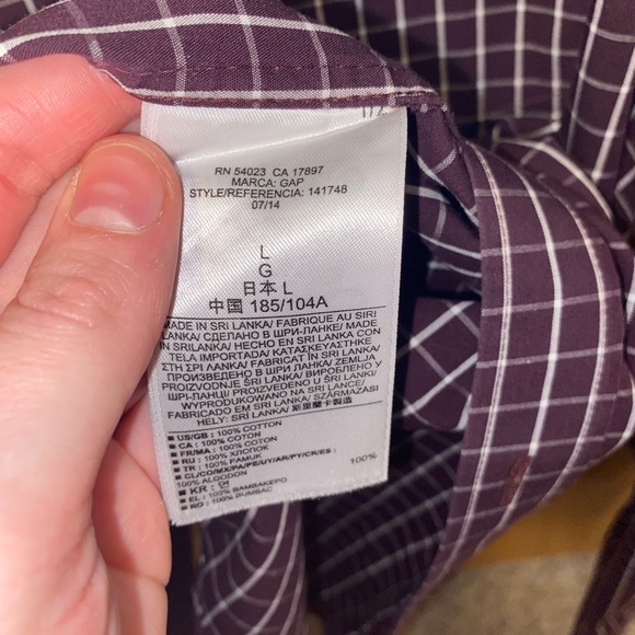 2/$30 ⚡️ - SHIRT | Men’s Gap size Large - Picture 5 of 7